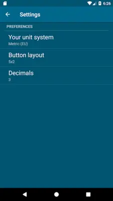 Quick Unit Converter android App screenshot 1