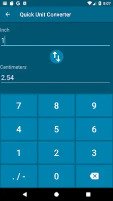 Quick Unit Converter android App screenshot 3