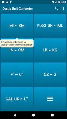 Quick Unit Converter android App screenshot 4